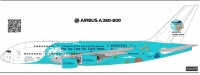 Декаль Эйрбас Сохрани Кораловые рифы А-380   1\144