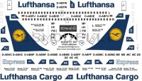 Boeing 737 Lufthansa decal 1\100