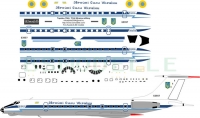 Tupolev Tu-134 Ukraine AF decal 1\144