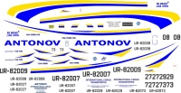 Декаль Антонов Ан-124 Руслан Авиалинии Антонова 1\144