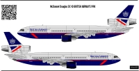 Декаль Мс Доннел Дуглас ДС-10 World Airways 1\72