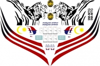Airbus A330 Malaysia Airlines decal 1\144
