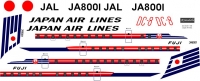 MC Donnell Douglas DC-8 Japan Airlines decal 1\144