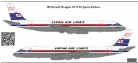 MC Donnell Douglas DC-8 Japan Airlines decal 1\144