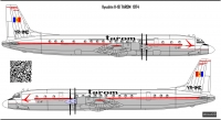 Ilyushin Il-18 Tarom decal, scale 1\144