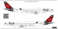 Airbus A330 Fiji Airways decal 1\144