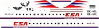 Tupolev Tu-134 CSA decal 1\144