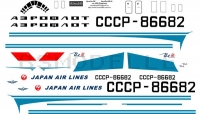 Ilyushin Il62 Aeroflot 60-th decal 1\144