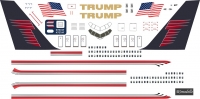 Boeing 757 Trump Force One decal 1\144