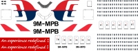 Boeing 747 Malaysia decal 1\144