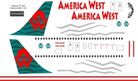 Декаль Боинг 737-200 America West   1\144