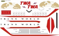 Boeiing 747-100 Trans World Airlines decal 1\144