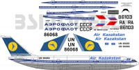 Ilyushin Il-86 Aeroflot , Air Kazakhstan decal 1\144