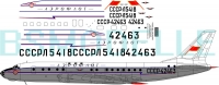 Декаль Туполев-104
