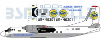 Antonov An-24 Lviv airlines decal  1\72