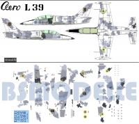 Декаль Аэро Л-39 ВВС Украины