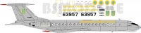 Tupolev Tu-134 Ukrainian Armed Forces decal 1\144