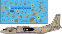 Antonov An-26 Ukraine Navy decal 1\144