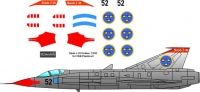 Декаль Saab J-35 Draken ВВС Швеции масштаб 1\100