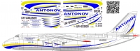 Декаль Антонов Ан-124 Руслан Авиалинии Антонова 1\72