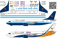 Декаль Боинг 737-400 YanAir 1\144