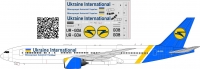 Декаль Боинг 777 Міжнародні Авіалінії України 1\144