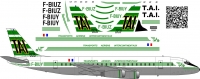 Douglas DC-8 T.A.I. decal 1\100