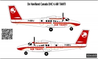 Декаль  DHC-6 Air Tahiti масштаб 1\72