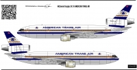 Декаль Мак Доннл Дуглас ДС-10 Американ Транс Эйр  1\144
