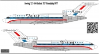 Декаль Боинг- 727 Юнайтед
