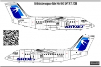 British Aerospace BAe-146 SKYJET decal 1\144