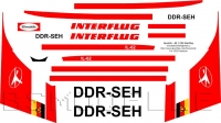 Ilyushin Il-62 INTERFLUG decal 1\100