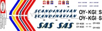 McDonnel Douglas DC-9 SAS classic decal 1\100
