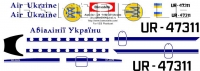 Antonov An-24 Air Ukraine decal 1\100