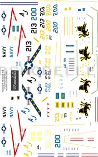 Grumman F-14Tomcat US Navy decal 1\48