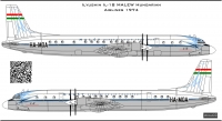 Декаль Ильюшин Ил-18 Malev 1\72