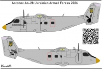 Antomov An-28  Ukraine Armed Forces decal 1\72
