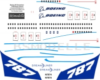 Boeing 787 Dreamliner Home colours decal 1\144