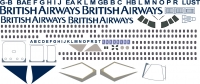 Lockheed L1011 British Airways decal 1\200