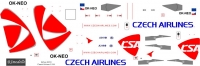 Декаль Эйрбас А-319 Сzech Airlines 1\144