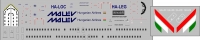Boeing 737-800 Malev decal 1\100