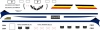 Декаль Боинг 727-100 Бельгийские ВВС 1\144