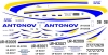 Декаль Антонов Ан-124 Руслан Авиалинии Антонова 1\144