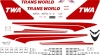 Boeing 747SP TWA decal 1\144