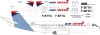Dassault Mercure Air Inter decal 1\100
