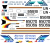 Tupolev Tu-134 Atyrau Airways decal 1\144