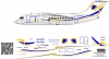 Antonov An-148 Aerosvit decal 1\144