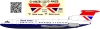 HS121 Trident British Airways decal 1\100