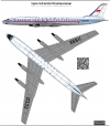 Tupolev Tu-114 Aeroflot 60th scale  1\72