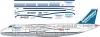 Декаль Антонов Ан-124 домашняя ливрея 1\144